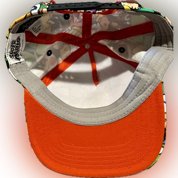 Nintendo Super Mario Colorful Kids Cap Baseball Hat Adjustable - Picture 2 of 3